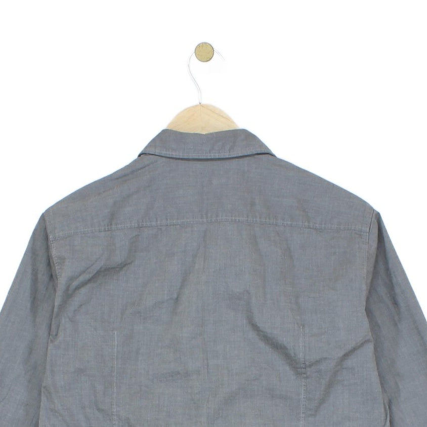 Mens Shirt Stretch Long Sleeve Button Up