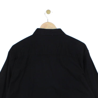 Mens Shirt Button Up Logo Long Sleeve