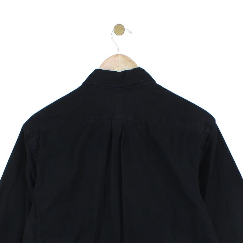 Mens Shirt Slim Fit Button Down Long Sleeve Cotton