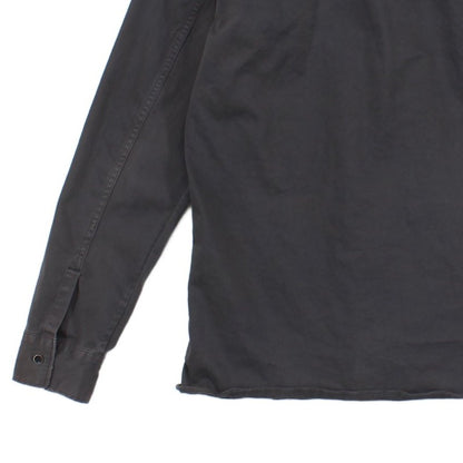 Mens Shirt Long Sleeve Button Up Distressed