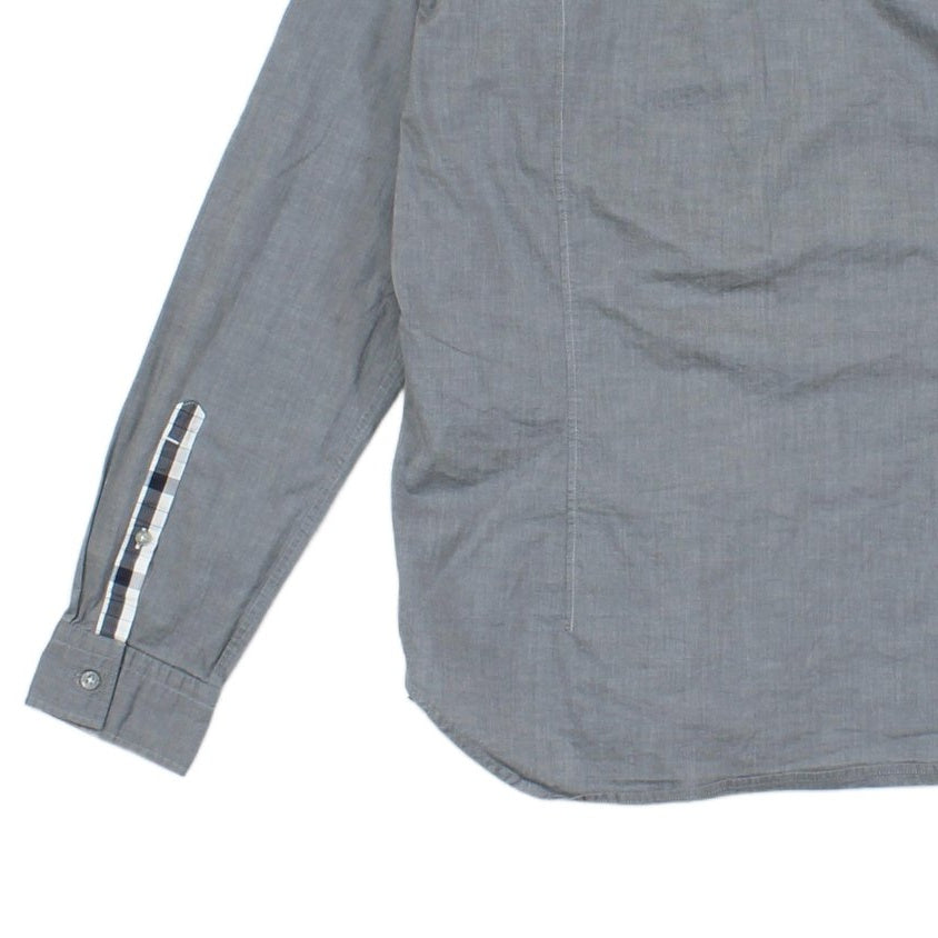 Mens Shirt Stretch Long Sleeve Button Up