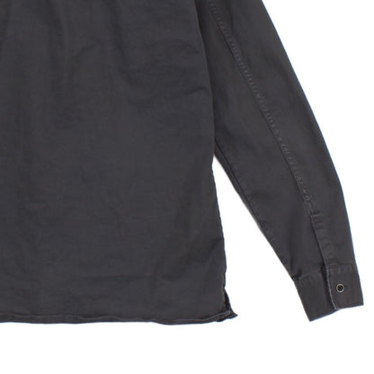Mens Shirt Long Sleeve Button Up Distressed