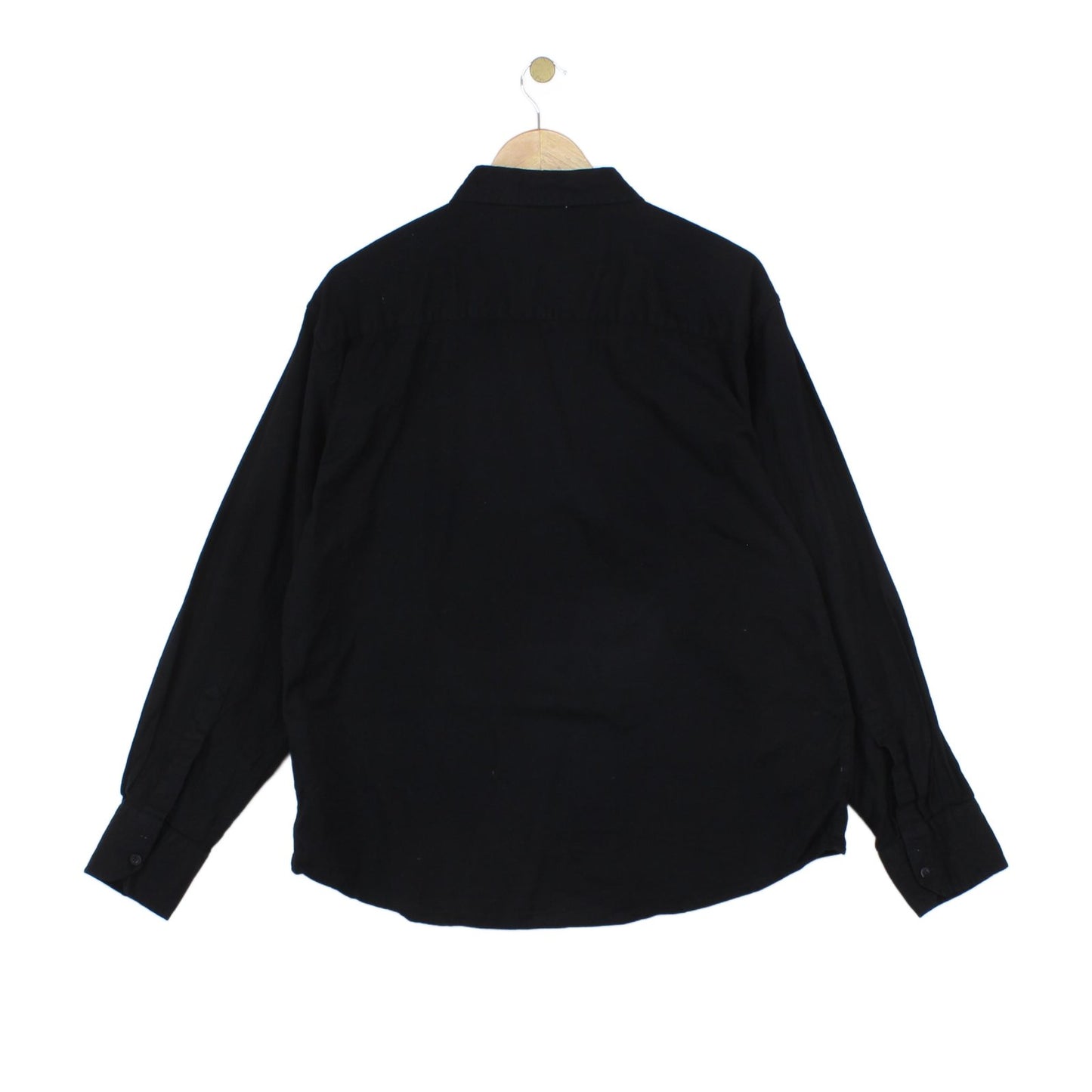 Mens Shirt Button Up Logo Long Sleeve