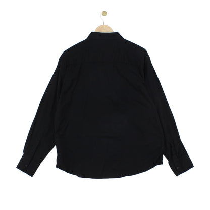 Mens Shirt Button Up Logo Long Sleeve