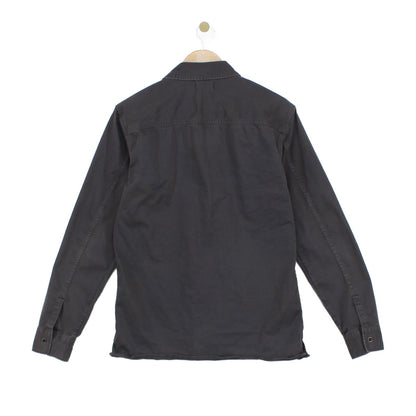 Mens Shirt Long Sleeve Button Up Distressed