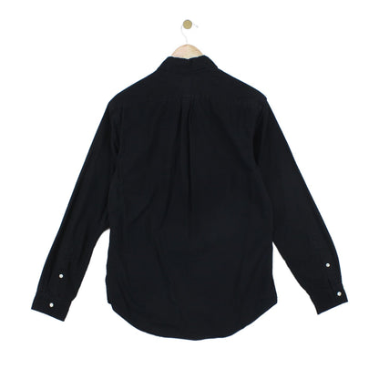 Mens Shirt Slim Fit Button Down Long Sleeve Cotton