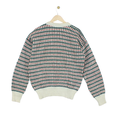 Mens Nordic Jumper Crew Neck Striped