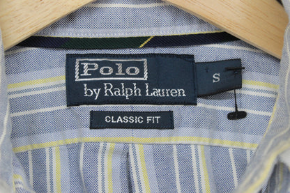 Mens Striped Shirt Classic Button Up
