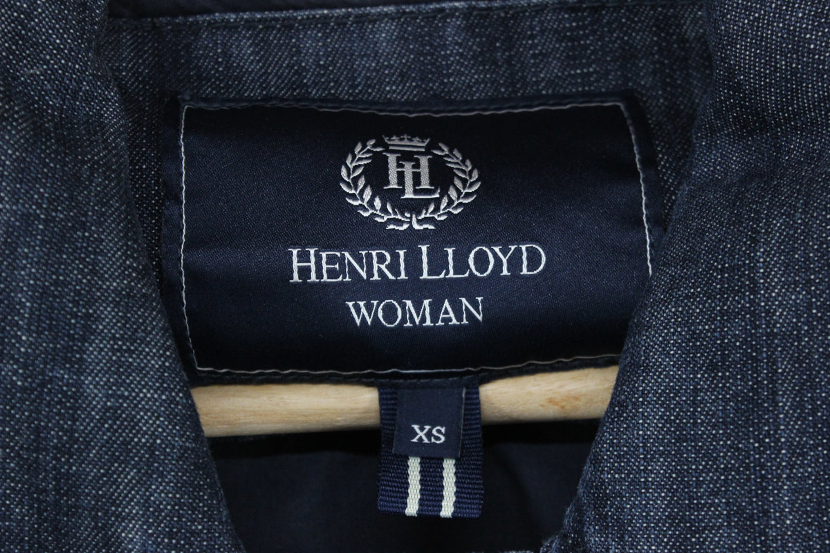Womens Denim Jacket Double Breasted Tailored Fit