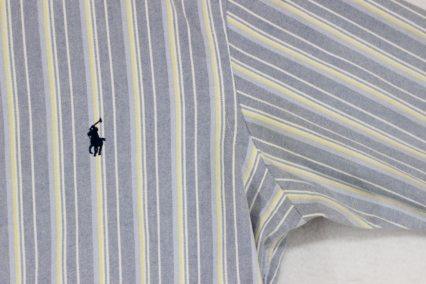 Mens Striped Shirt Classic Button Up