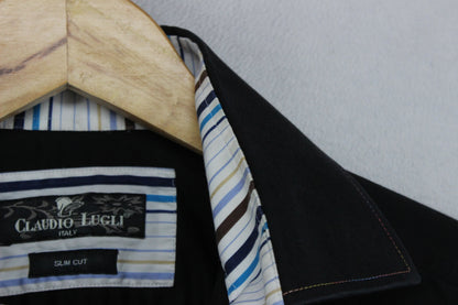 Mens Shirt Slim Fit Long Sleeve
