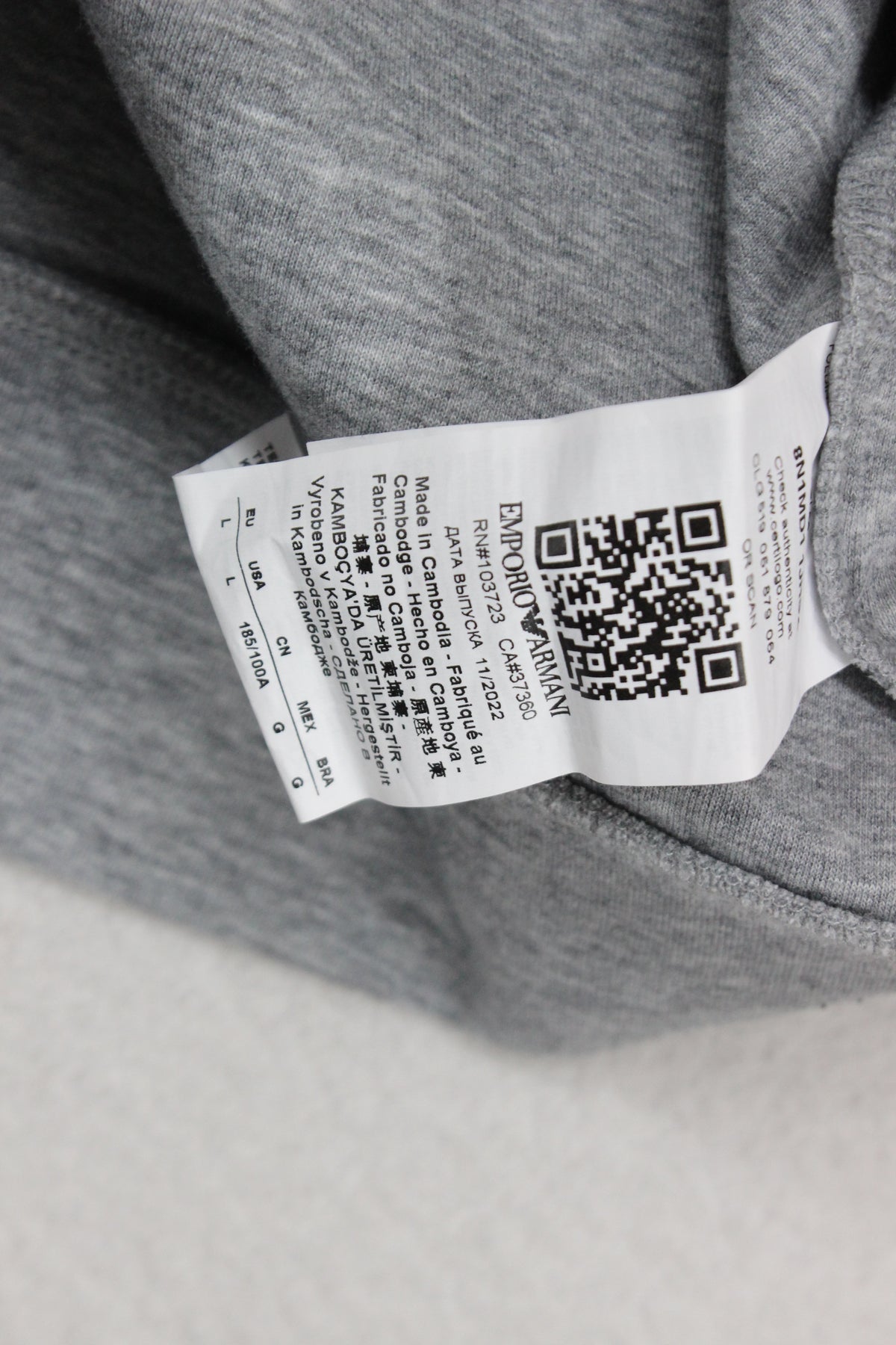 Mens Sweatshirt Crew Neck Long Sleeves Logo Patch