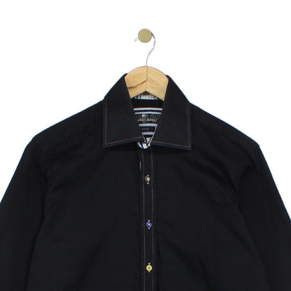 Mens Shirt Slim Fit Long Sleeve
