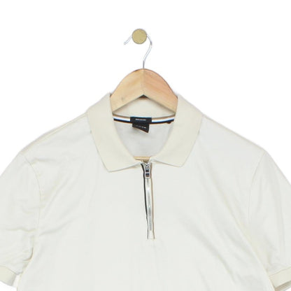 Mens Polo Shirt Short Sleeve 1/4 Zip