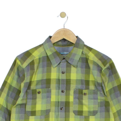 Mens Plaid Shirt Long Sleeve Outdoor