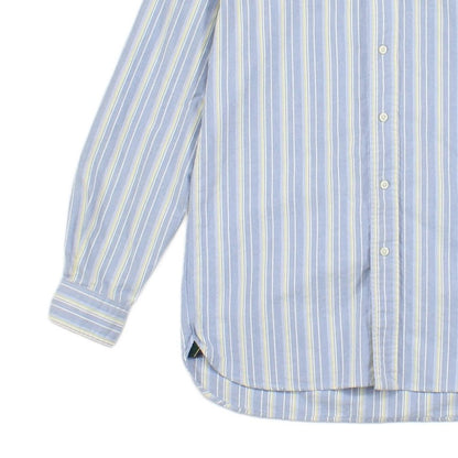 Mens Striped Shirt Classic Button Up