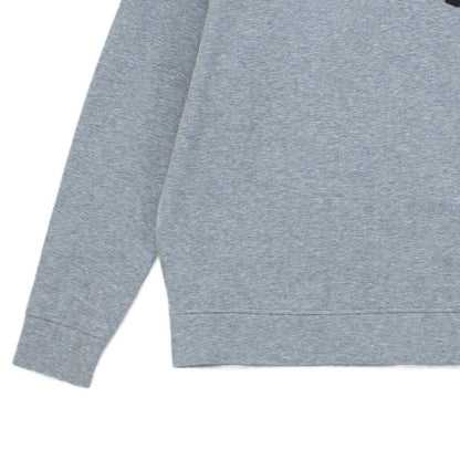 Mens Sweatshirt Crew Neck Long Sleeves Logo Patch