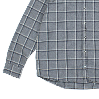 Mens Plaid Shirt Long Sleeve Slim Fit