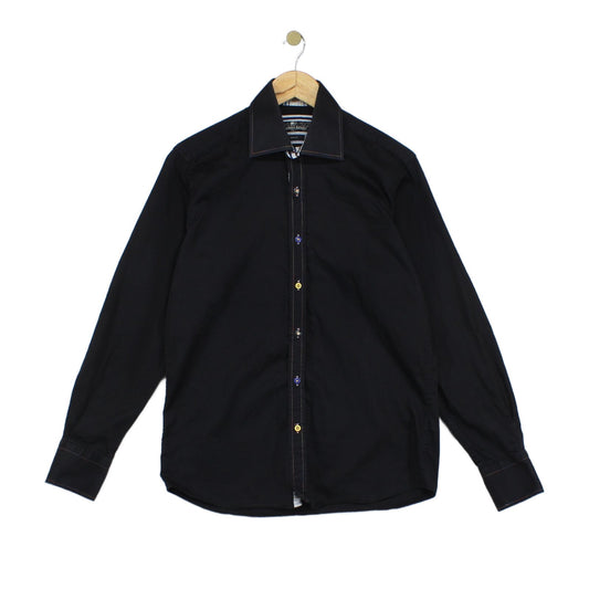 Mens Shirt Slim Fit Long Sleeve
