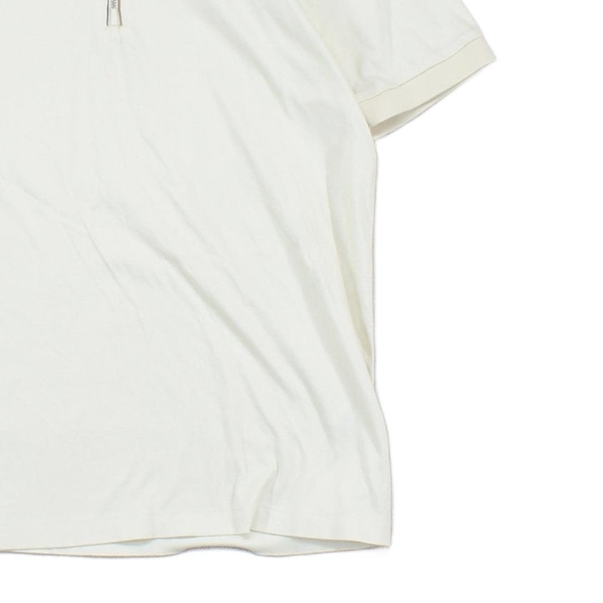 Mens Polo Shirt Short Sleeve 1/4 Zip