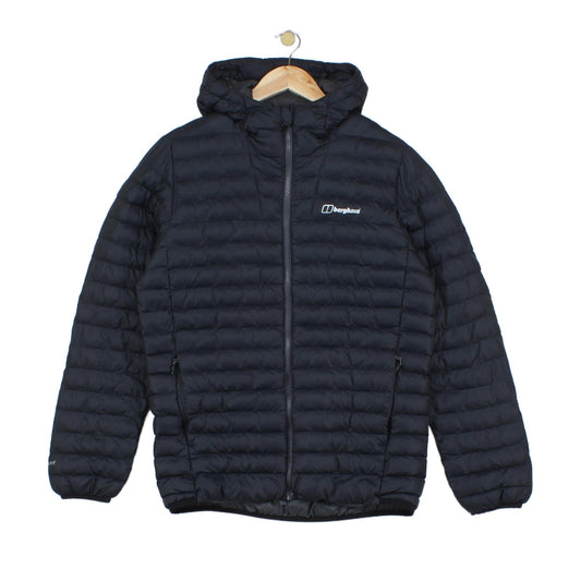 Mens Hydroloft Quilted Jacket Hooded Full Zip Outdoor