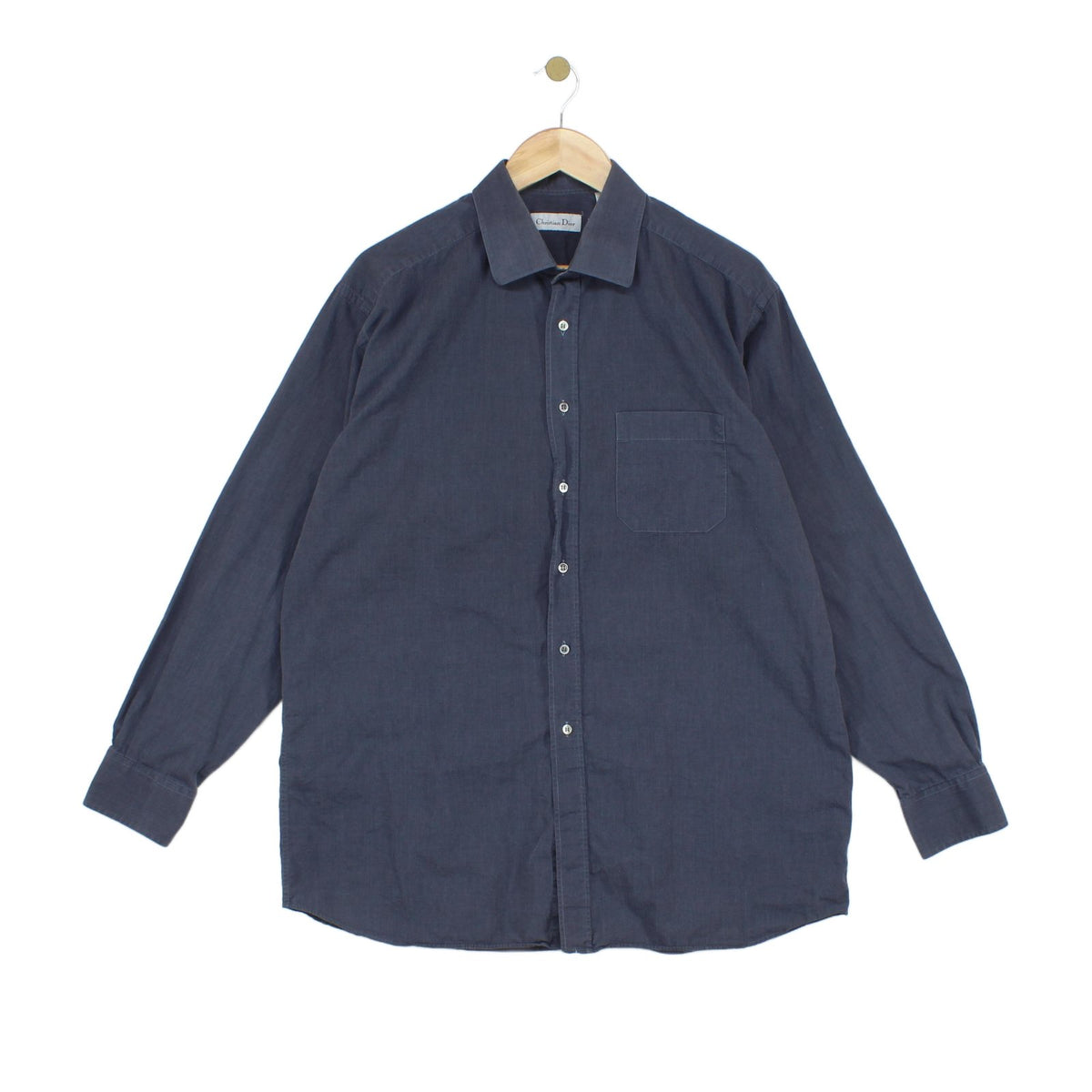 Mens Shirt Button Down Long Sleeve Classic