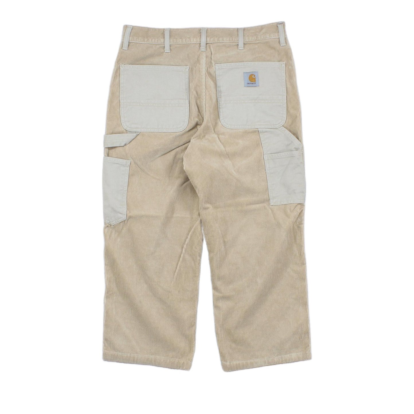 Mens Carpenter Trousers Workwear Corduroy Relaxed Fit