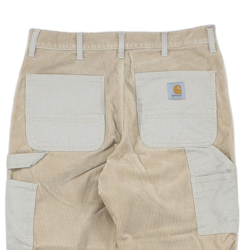 Mens Carpenter Trousers Workwear Corduroy Relaxed Fit