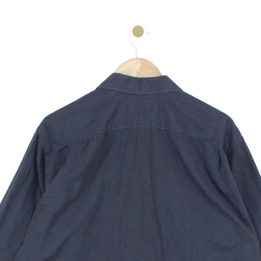 Mens Shirt Button Down Long Sleeve Classic