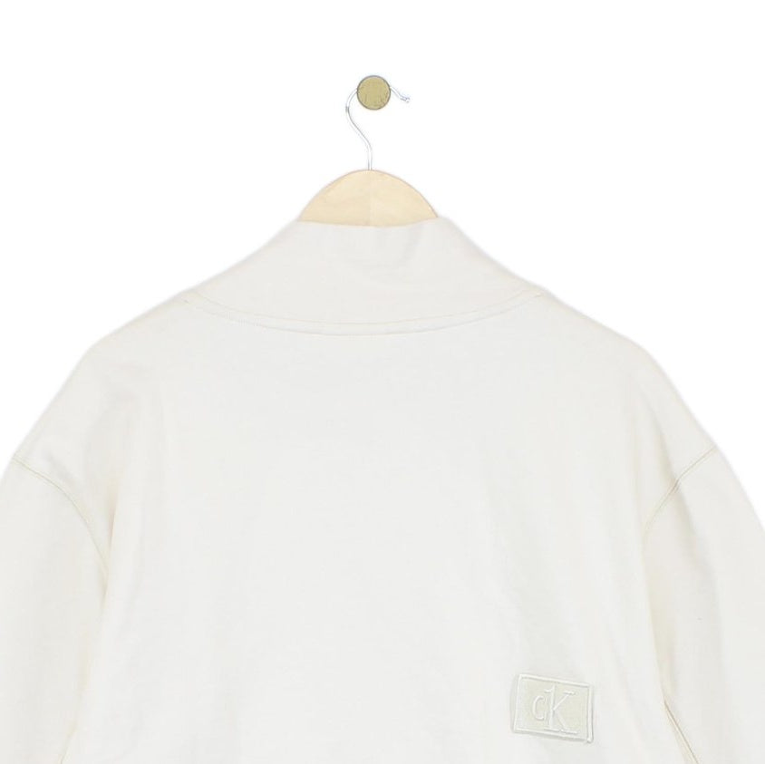 Womens Oversized Sweatshirt Classic Mock Neck