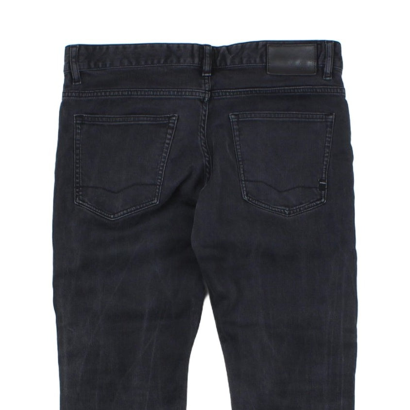 Mens Delaware Jeans Slim Fit Denim Faded