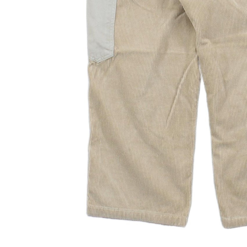 Mens Carpenter Trousers Workwear Corduroy Relaxed Fit