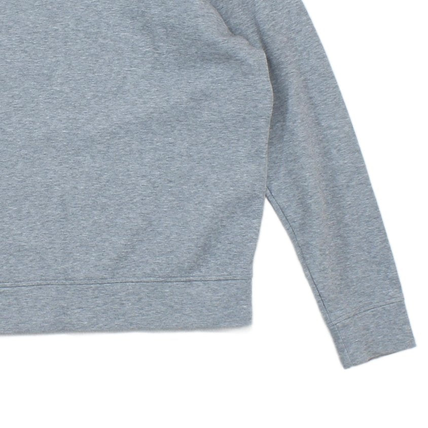 Mens Sweatshirt Crew Neck Long Sleeves Logo Patch