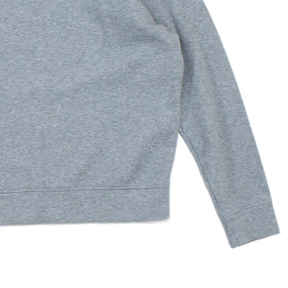 Mens Sweatshirt Crew Neck Long Sleeves Logo Patch