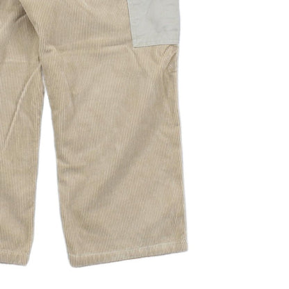 Mens Carpenter Trousers Workwear Corduroy Relaxed Fit