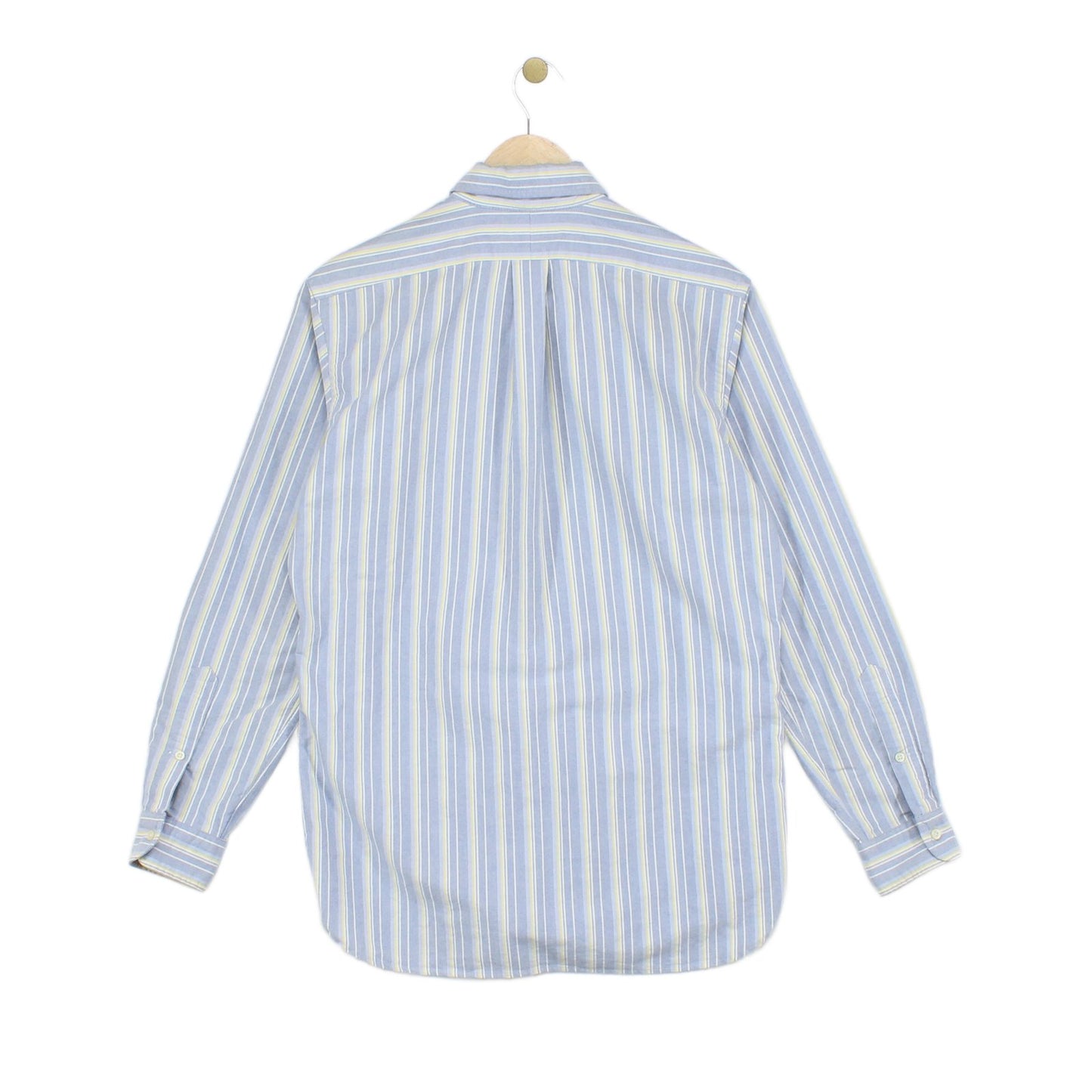 Mens Striped Shirt Classic Button Up