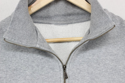 Mens 1/4 Zip Sweatshirt Logo Embroidered