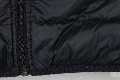 Mens Down Bodywarmer Hooded Quilted Lightweight