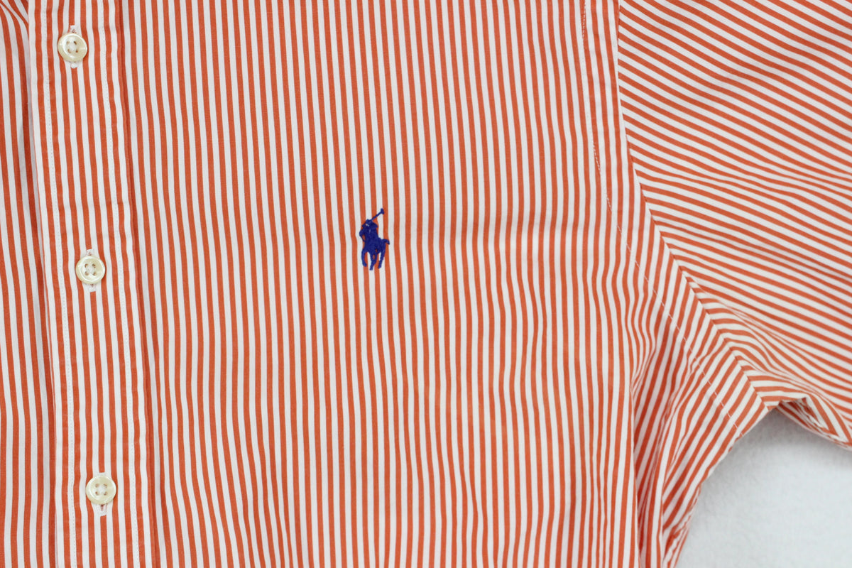 Mens Striped Shirt Slim Fit Long Sleeve