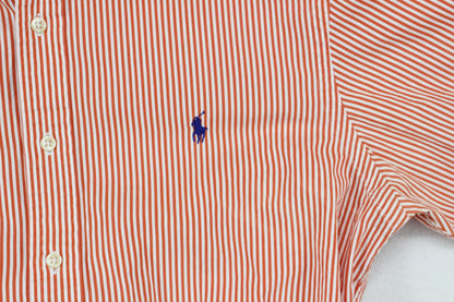 Mens Striped Shirt Slim Fit Long Sleeve
