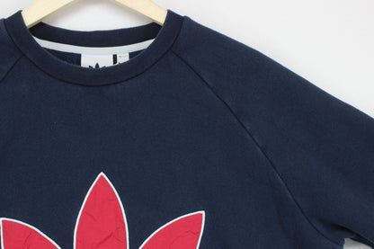 Mens Spell Out Sweatshirt Logo Crew Neck