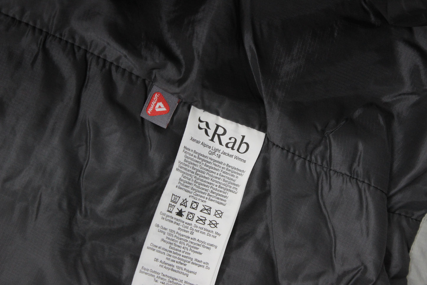 Womens Xenair Alipine Quilted Jacket Hooded Lightweight