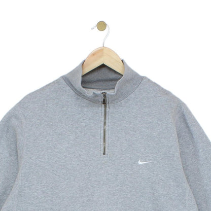 Mens 1/4 Zip Sweatshirt Logo Embroidered