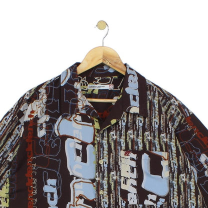 Mens Shirt Graphic Short Sleeve Streetwear