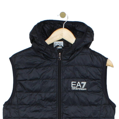 Mens Down Bodywarmer Hooded Quilted Lightweight