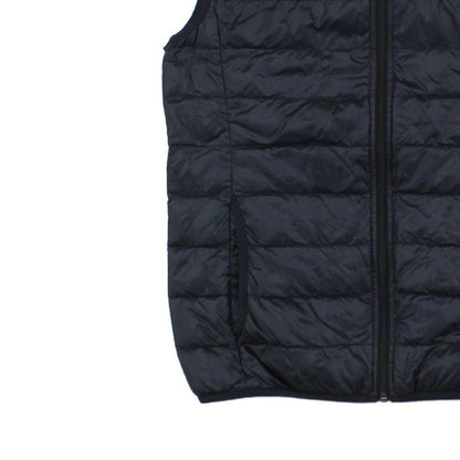 Mens Down Bodywarmer Hooded Quilted Lightweight