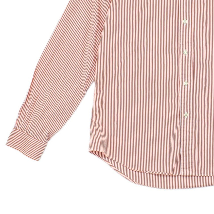 Mens Striped Shirt Slim Fit Long Sleeve