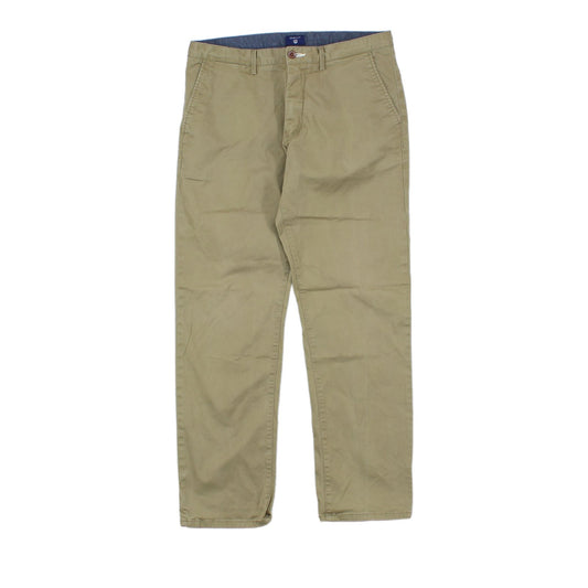Mens Chino Trousers Regular Khaki