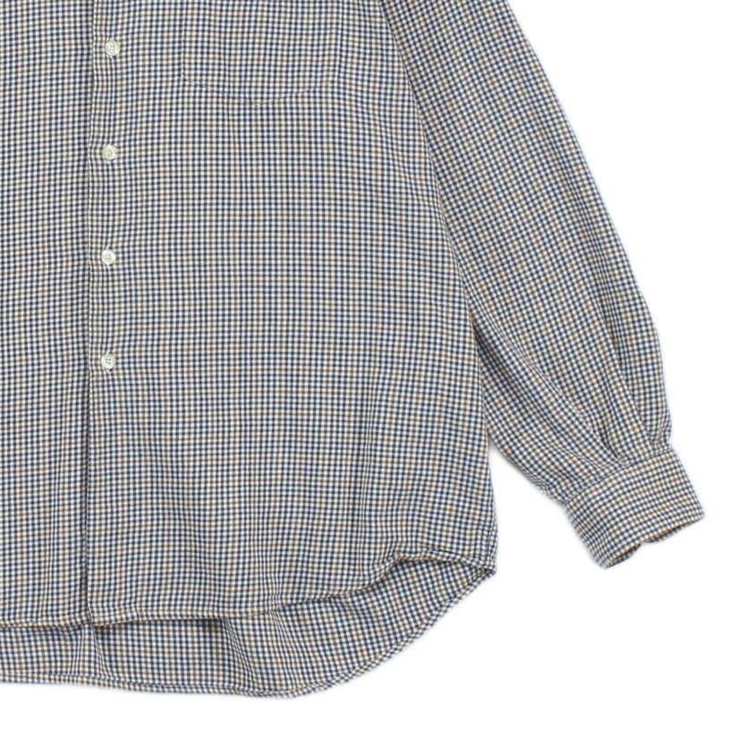 Mens Check Shirt Button Up Long Sleeve