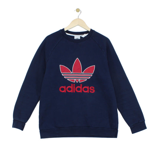 Mens Spell Out Sweatshirt Logo Crew Neck